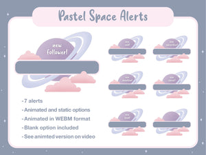 Pastel Space Twitch Pack