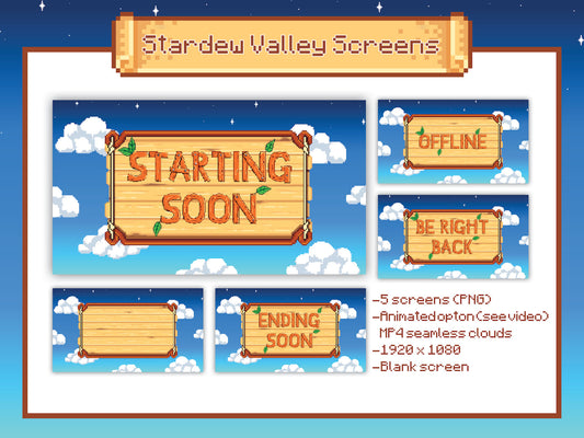 Stardew Valley Twitch Pack