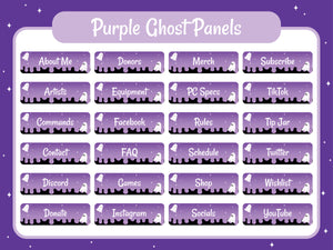 Purple Ghost Twitch Pack