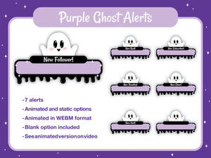 Purple Ghost Twitch Pack